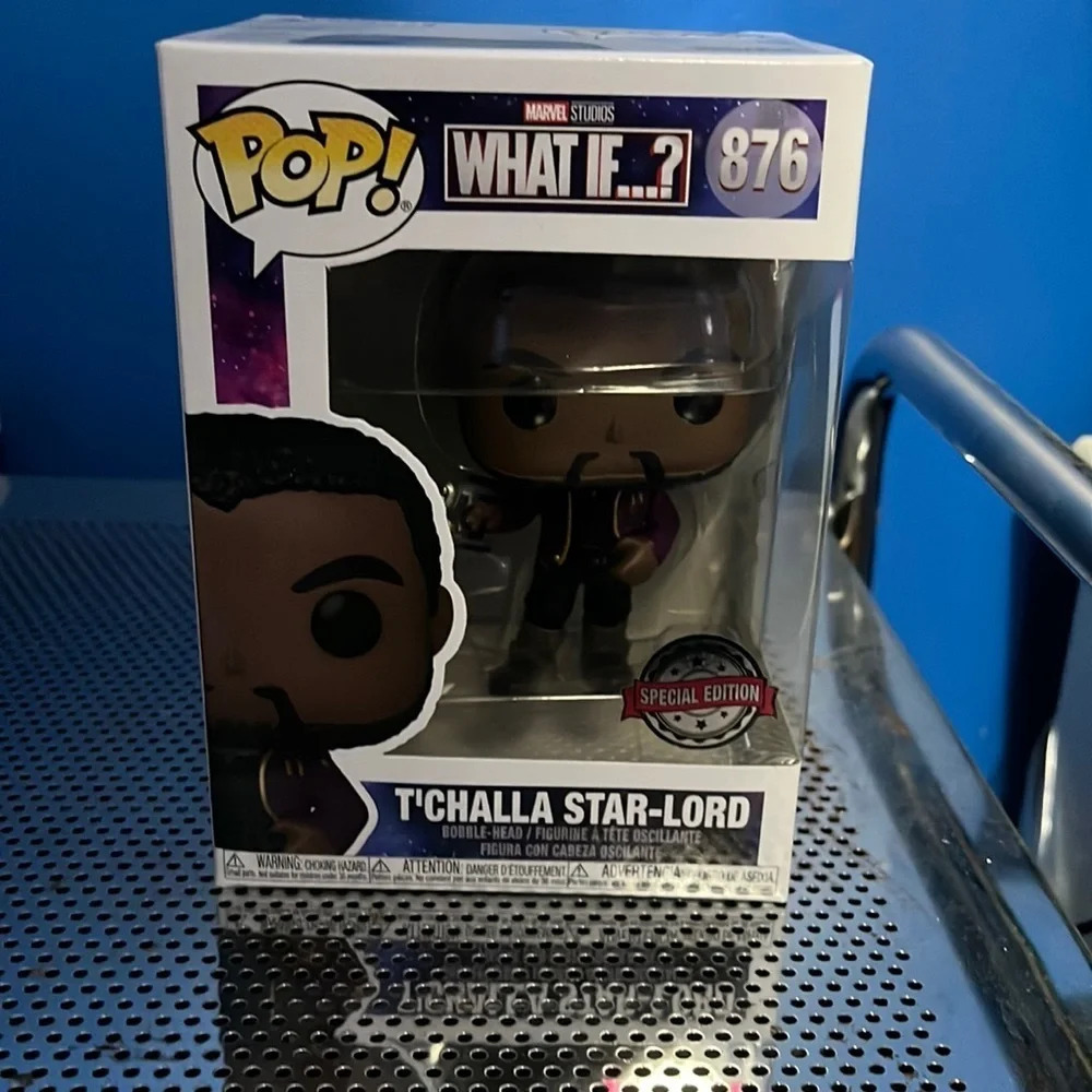 Tchalla star lord funko pop